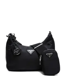 Prada Pre-Owned: Чёрная сумка через плечо 