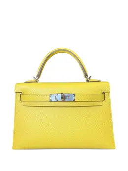 Hermès Pre-Owned: Жёлтая сумка-шоппер 