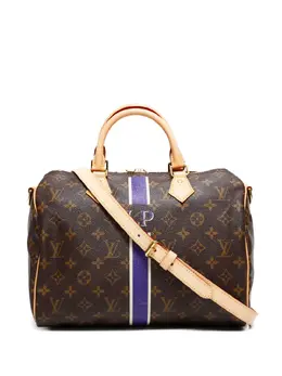 Louis Vuitton Pre-Owned: Коричневая спортивная сумка 