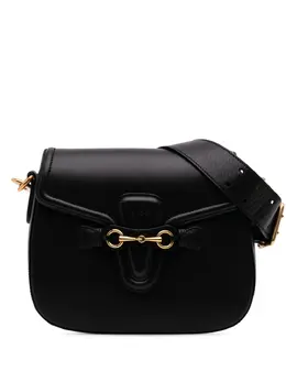 Gucci Pre-Owned: Чёрная сумка через плечо 