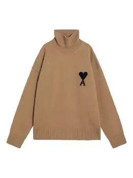 AMI Paris: Коричневый свитер  Ami de Cœur