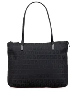 Fendi Pre-Owned: Чёрная сумка-шоппер 