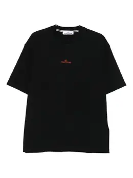 Stone Island: Чёрная футболка 