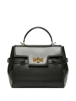 Max Mara: Чёрная сумка-шоппер 