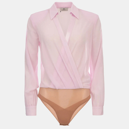 Elisabetta Franchi: Розовый боди 