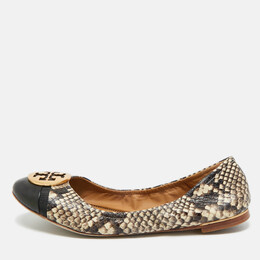 Tory Burch: Бежевые балетки  Minnie