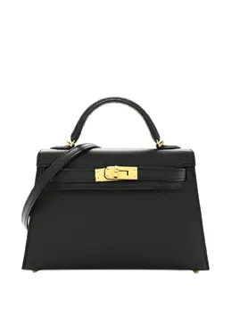 Hermès Pre-Owned: Чёрная сумка-шоппер 