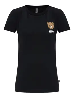 Moschino: Чёрная футболка  Teddy