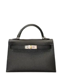 Hermès Pre-Owned: Чёрная сумка-шоппер 