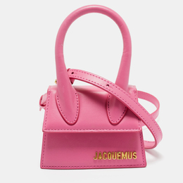 Jacquemus: Розовая сумка на руку  Le Chiquito