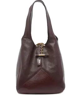 Chloé: Красная сумка-шоппер 