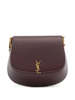 Saint Laurent: Бордовая сумка 