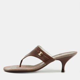 Salvatore Ferragamo: Коричневые сандалии 