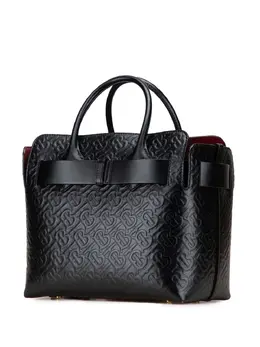 Burberry Pre-Owned: Чёрная поясная сумка 