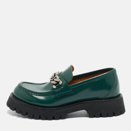 Gucci: Зелёные туфли  Interlocking G