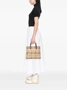 Burberry Pre-Owned: Коричневая сумка-шоппер 