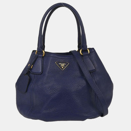 Prada: Синяя сумка 