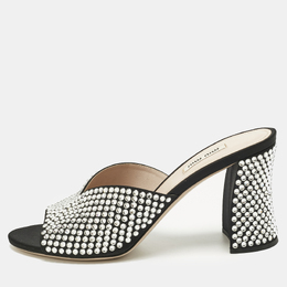 Miu Miu: Чёрные сандалии 