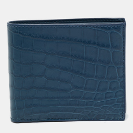 Bottega Veneta: Голубой кошелёк 