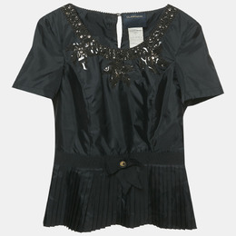 Class by Roberto Cavalli: Чёрный топ 