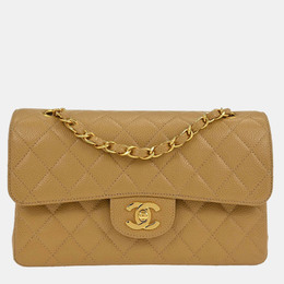 Chanel: Бежевая сумка 