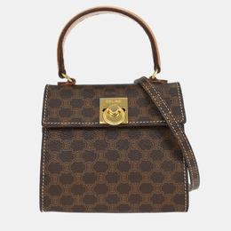 Celine: Коричневая сумка 