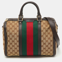 Gucci: Бежевая сумка  Web