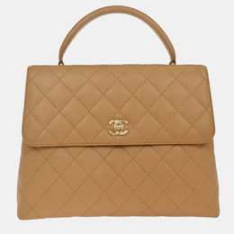 Chanel: Бежевая сумка 
