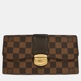 Louis Vuitton: Коричневый кошелёк 