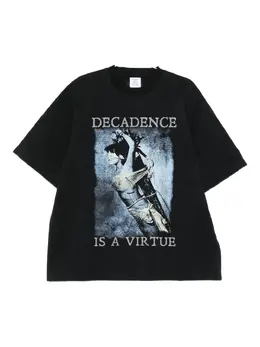 VETEMENTS: Футболка с принтом 