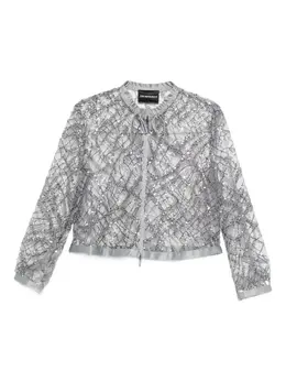 Emporio Armani: Куртка с блёстками 
