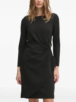 DKNY: Драпированное платье 