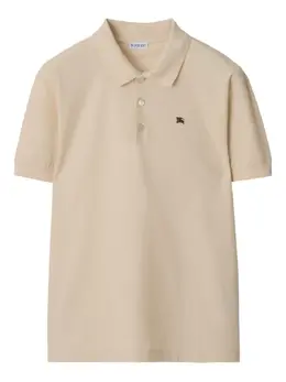Burberry: Хлопковое поло 