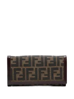 Fendi Pre-Owned: Коричневый кошелёк 