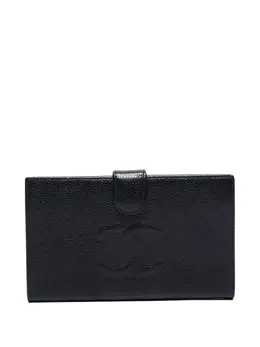 CHANEL Pre-Owned: Чёрный кошелёк 