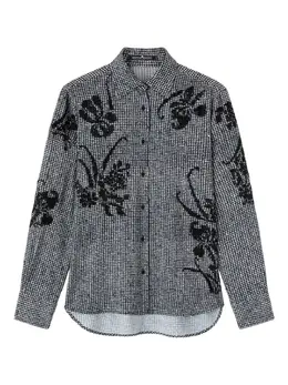 Ermanno Scervino: Рубашка с растительным принтом 