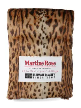 Martine Rose: Шарф с животным принтом 