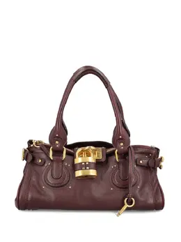 Chloé: Красная сумка-шоппер 