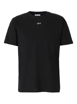 Off-White: Футболка с принтом 