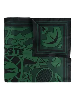 Lacoste: Шарф с принтом 