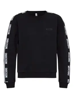 Moschino: Чёрный свитшот 