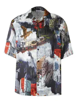 Off-White: Хлопковая рубашка 