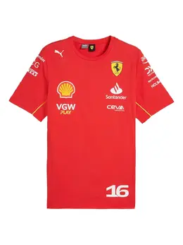 PUMA: Красная футболка  Ferrari