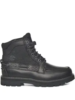 Timberland: Чёрные ботинки 