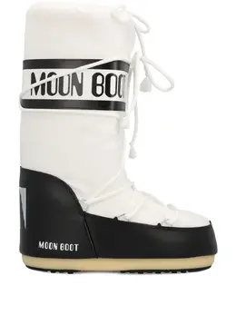 Moon Boot: Белые ботинки 