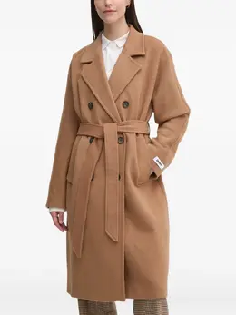 DKNY: Двубортное пальто 
