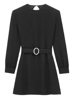 Saint Laurent: Чёрное платье 