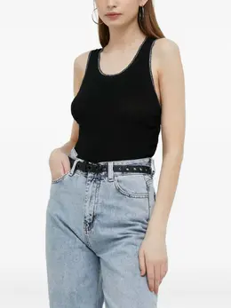DKNY: Чёрная майка 