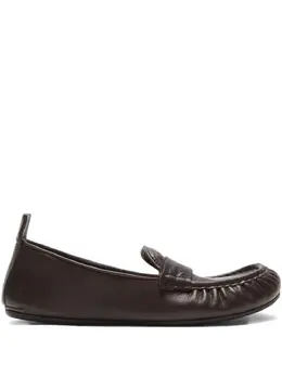 Acne Studios: Тёмные лоферы 