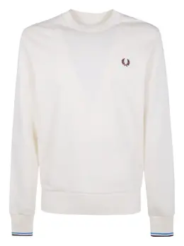 Fred Perry: Белый свитшот  Laurel Wreath